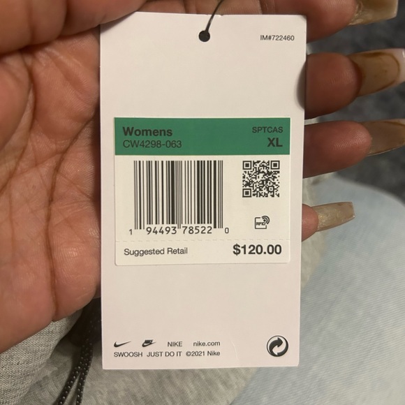 NWT- Nike Sportswear Tech Fleece Windrunner Zip Up CW4298-063 Size XL - Picture 6 of 6